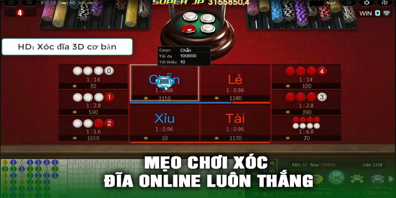 Mẹo Chơi Xóc Đĩa Online Luôn Thắng