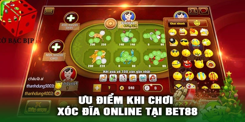 Ưu Điểm Khi Chơi Xóc Đĩa Online Tại BET88